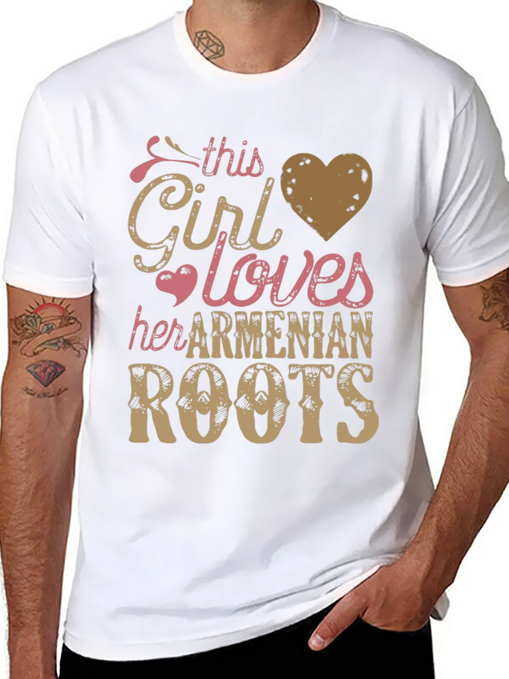 Armenian Roots Girl T-Shirt - Show Your Heritage! product image 7