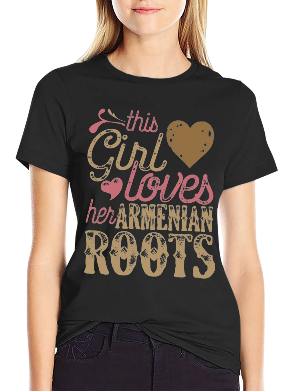 Armenian Roots Girl T-Shirt - Show Your Heritage! product image 2