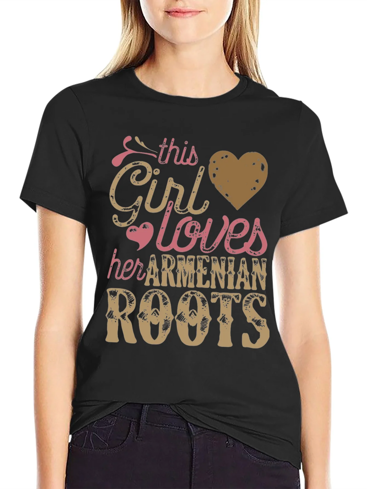 Armenian Roots Girl T-Shirt - Show Your Heritage! product image 2