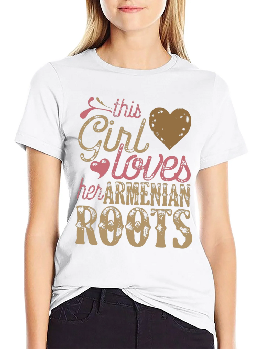 Armenian Roots Girl T-Shirt - Show Your Heritage! product image 8