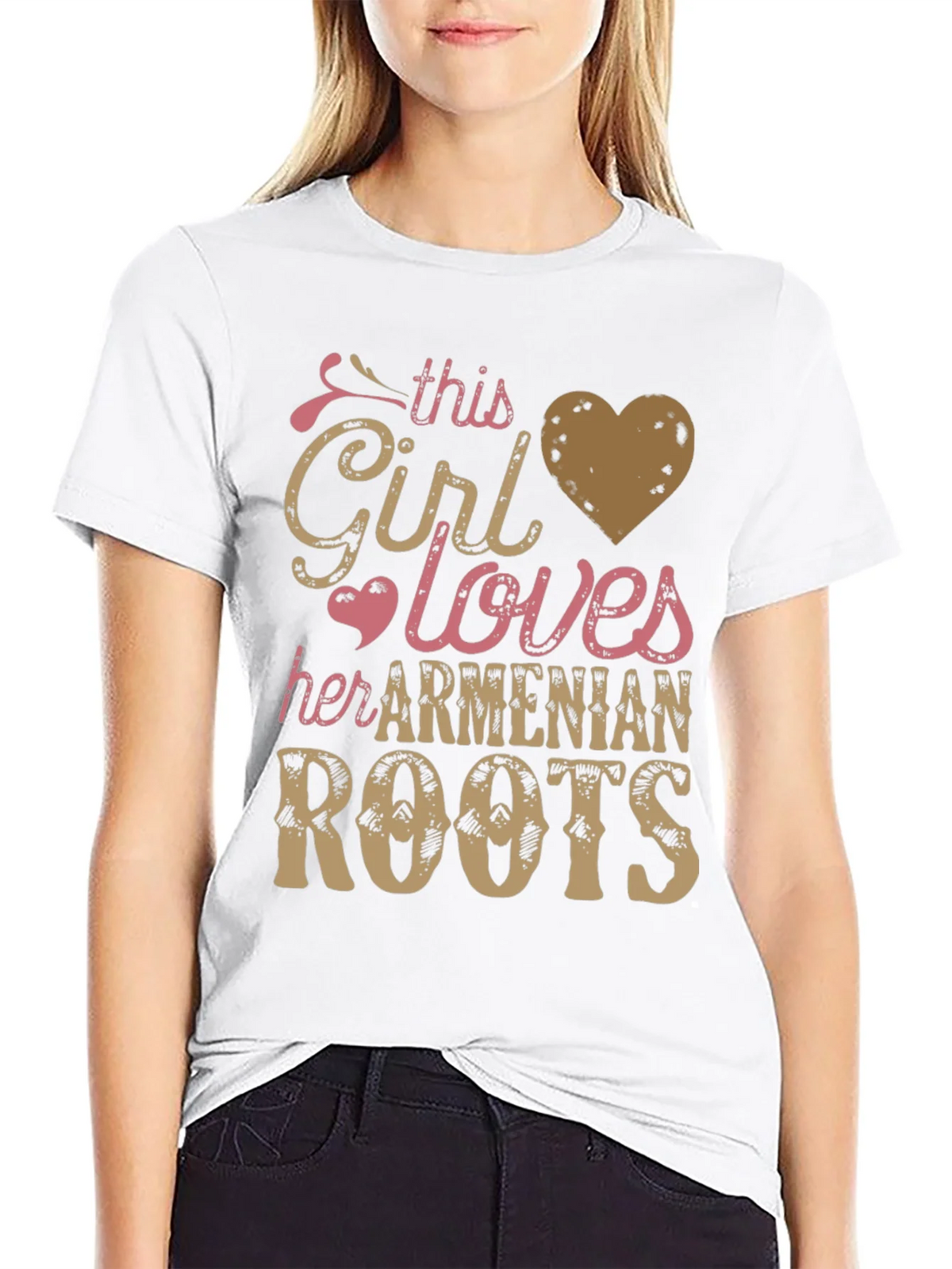 Armenian Roots Girl T-Shirt - Show Your Heritage! product image 8
