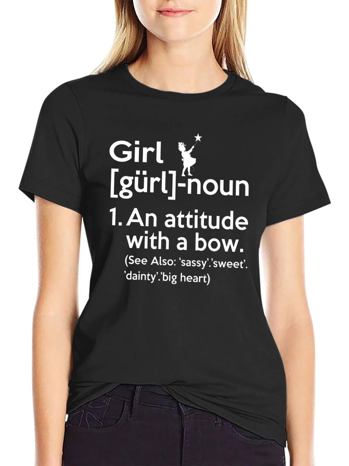 Girl Definition T-Shirt - Attitude with a Bow! product image 2