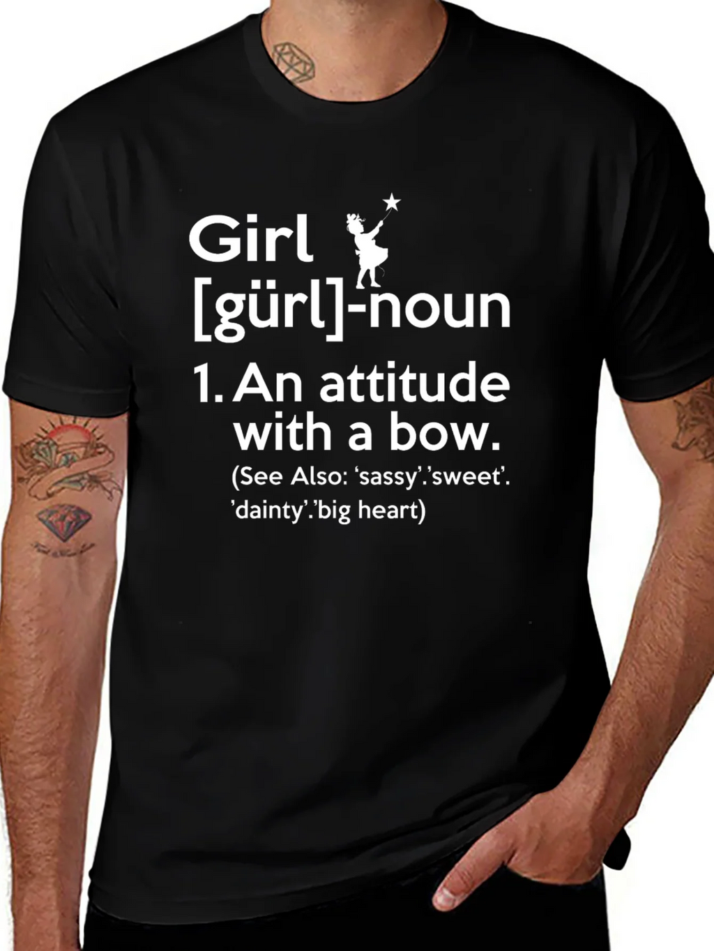 Girl Definition T-Shirt - Attitude with a Bow! product image 1