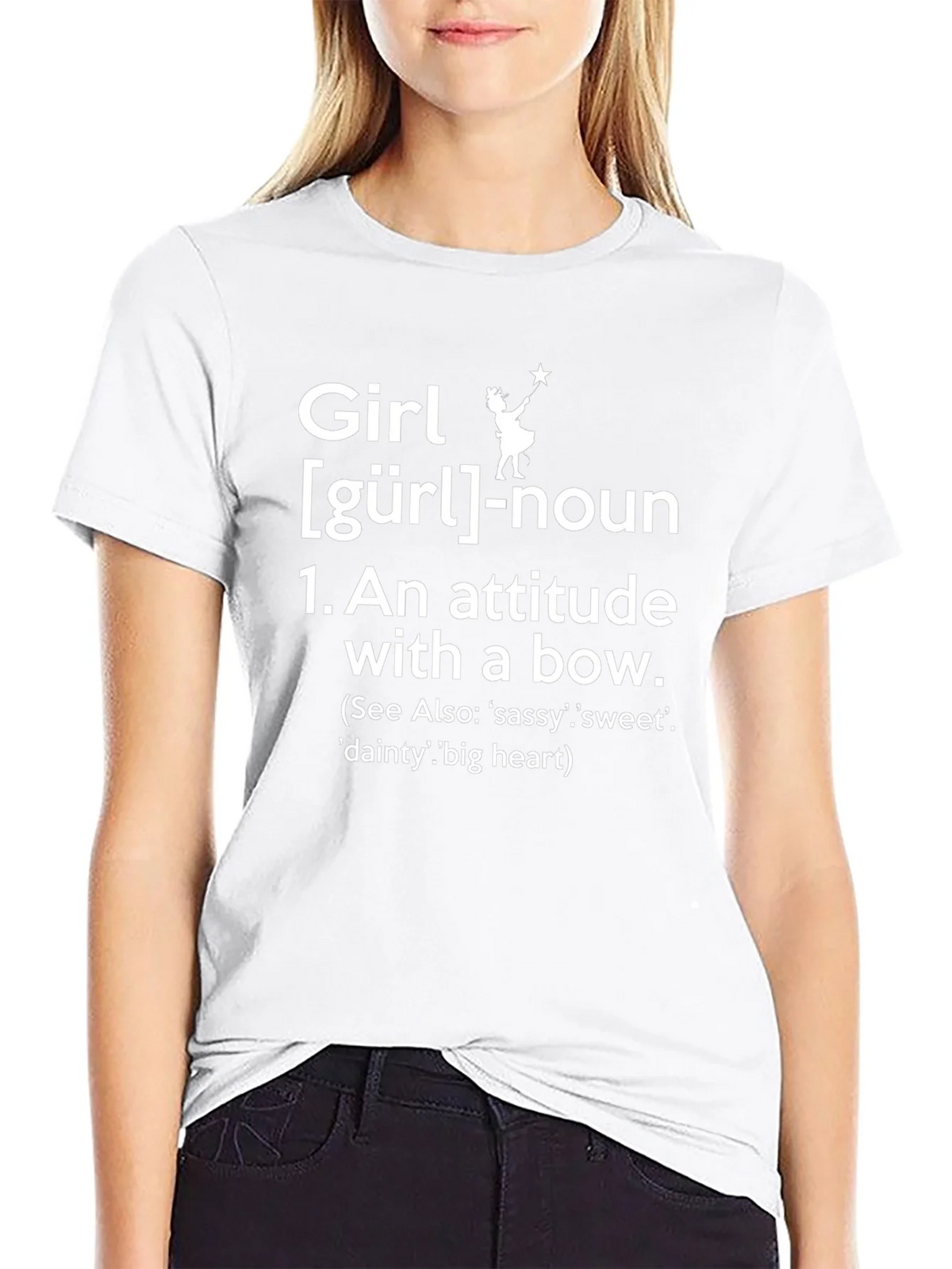 Girl Definition T-Shirt - Attitude with a Bow! product image 8