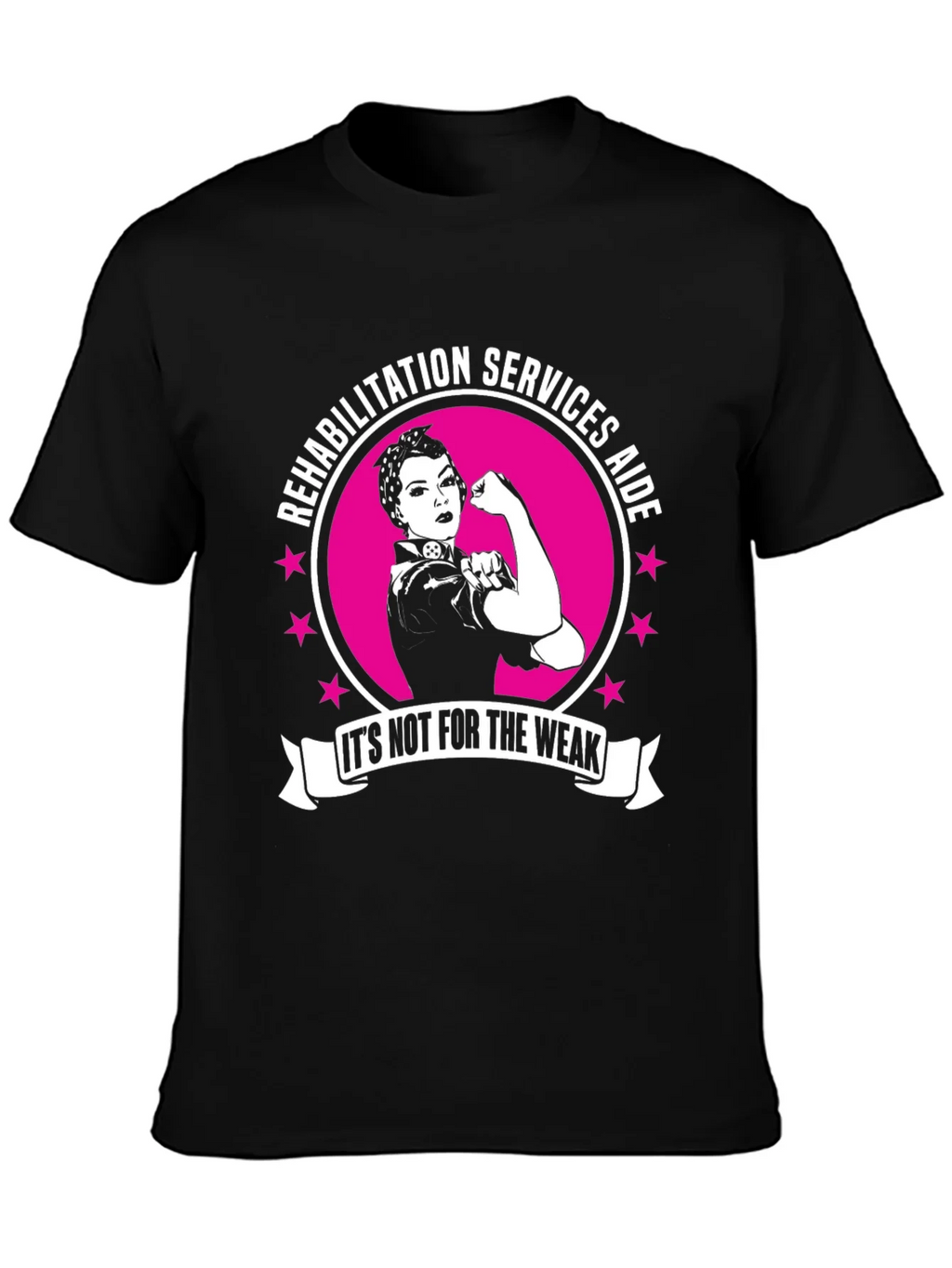 Rehabilitation Services Aide T-Shirt - Strong Women Design product image 3