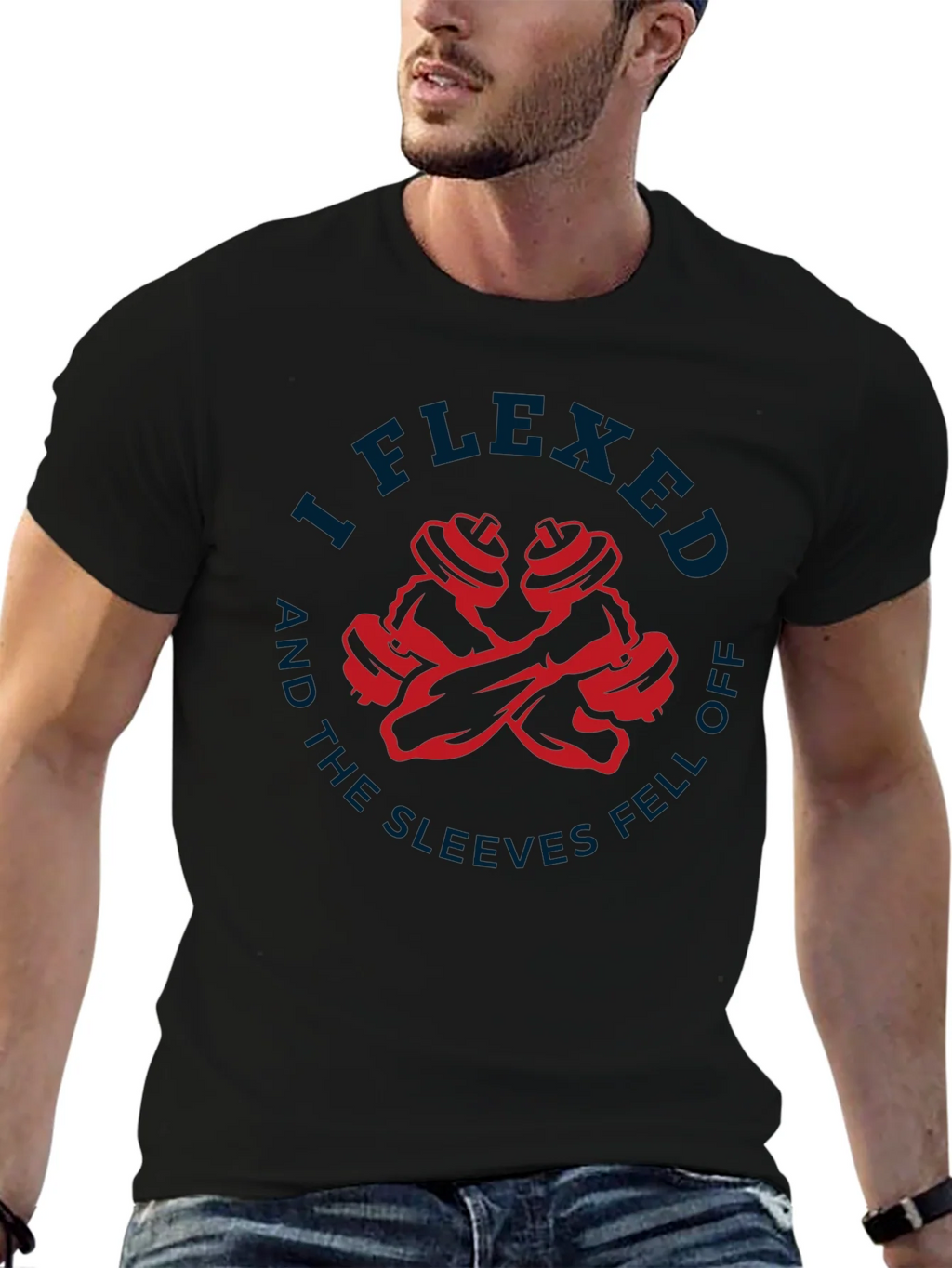 I Flexed Sleeves Fell Off T-Shirt product image 5