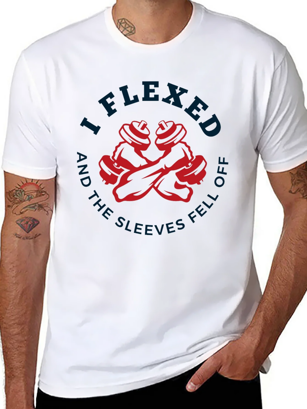 I Flexed Sleeves Fell Off T-Shirt product image 6