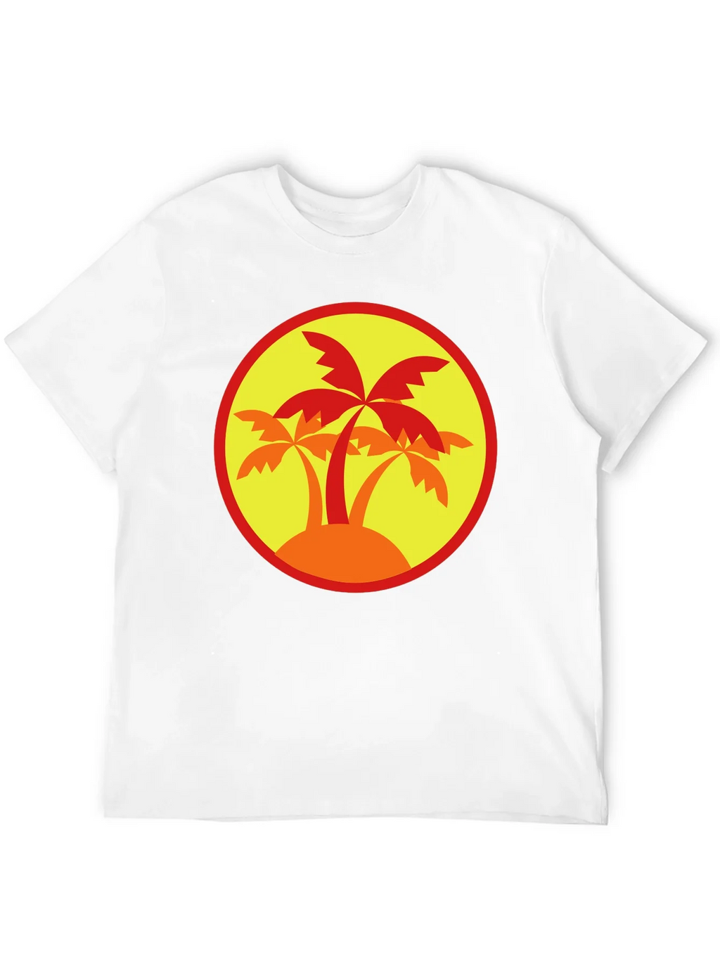 Palm Tree Graphic Tee - Black Round Neck product image 10