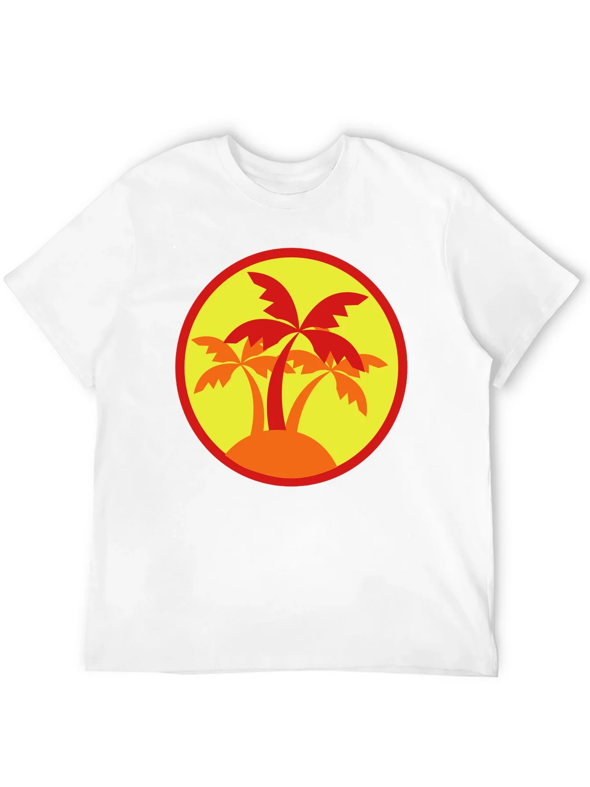 Palm Tree Graphic Tee - Black Round Neck product image 10