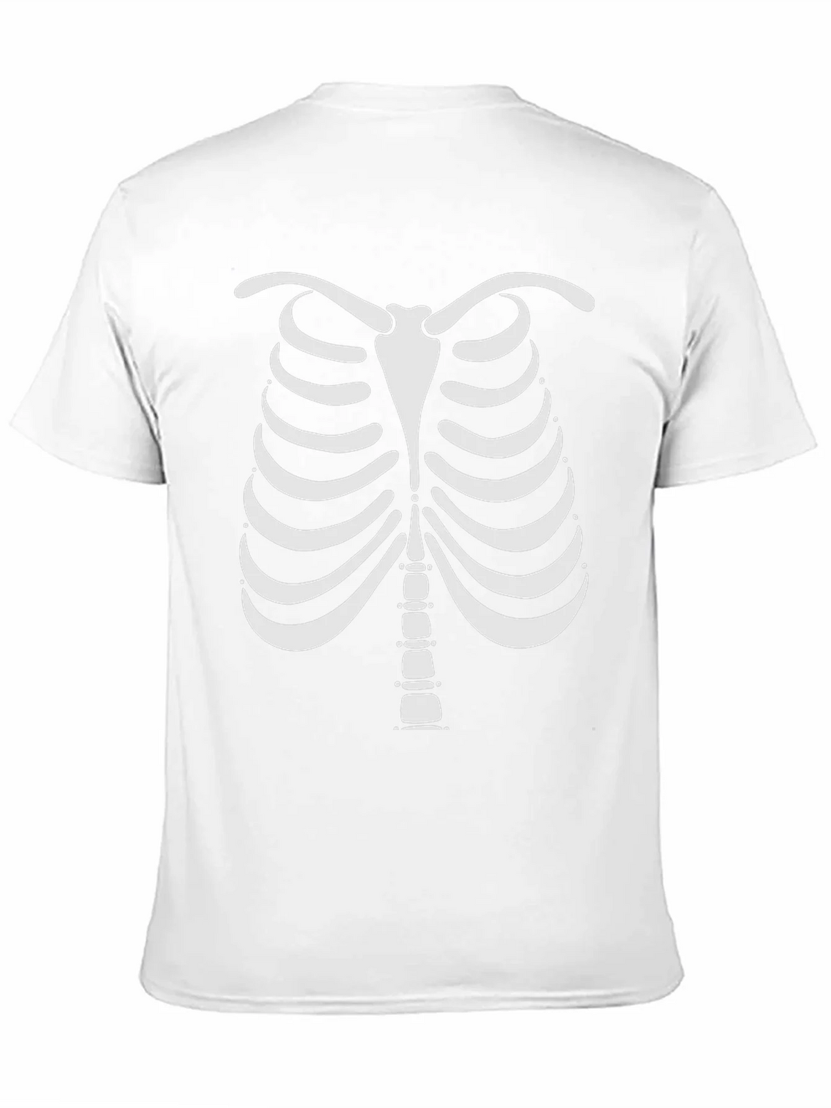 Skeleton Rib Cage Halloween Graphic Tee product image 7