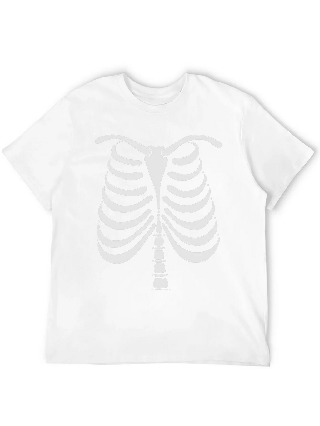 Skeleton Rib Cage Halloween Graphic Tee product image 8