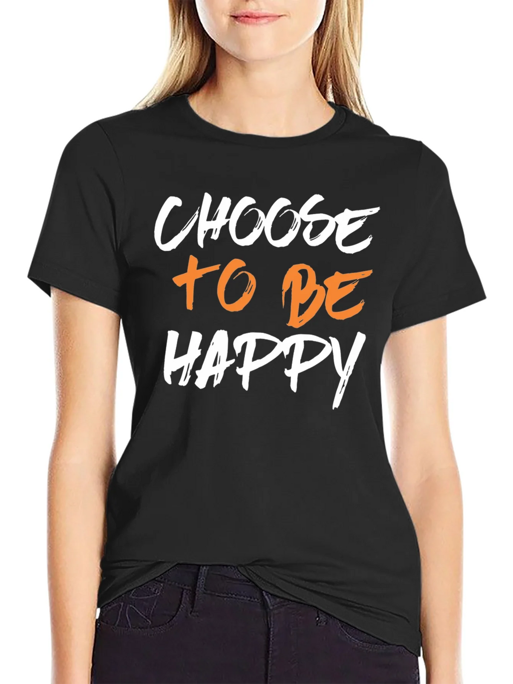 Choose to be Happy Graphic Tee - Black product image 2