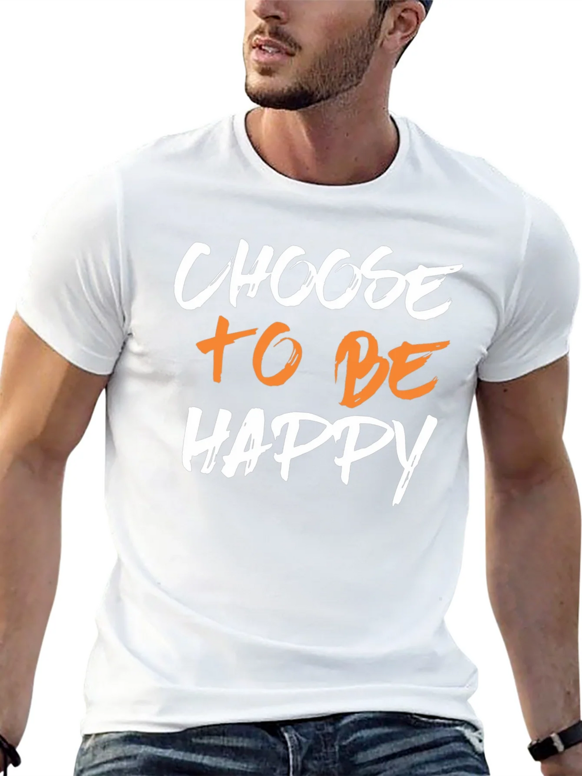 Choose to be Happy Graphic Tee - Black product image 10