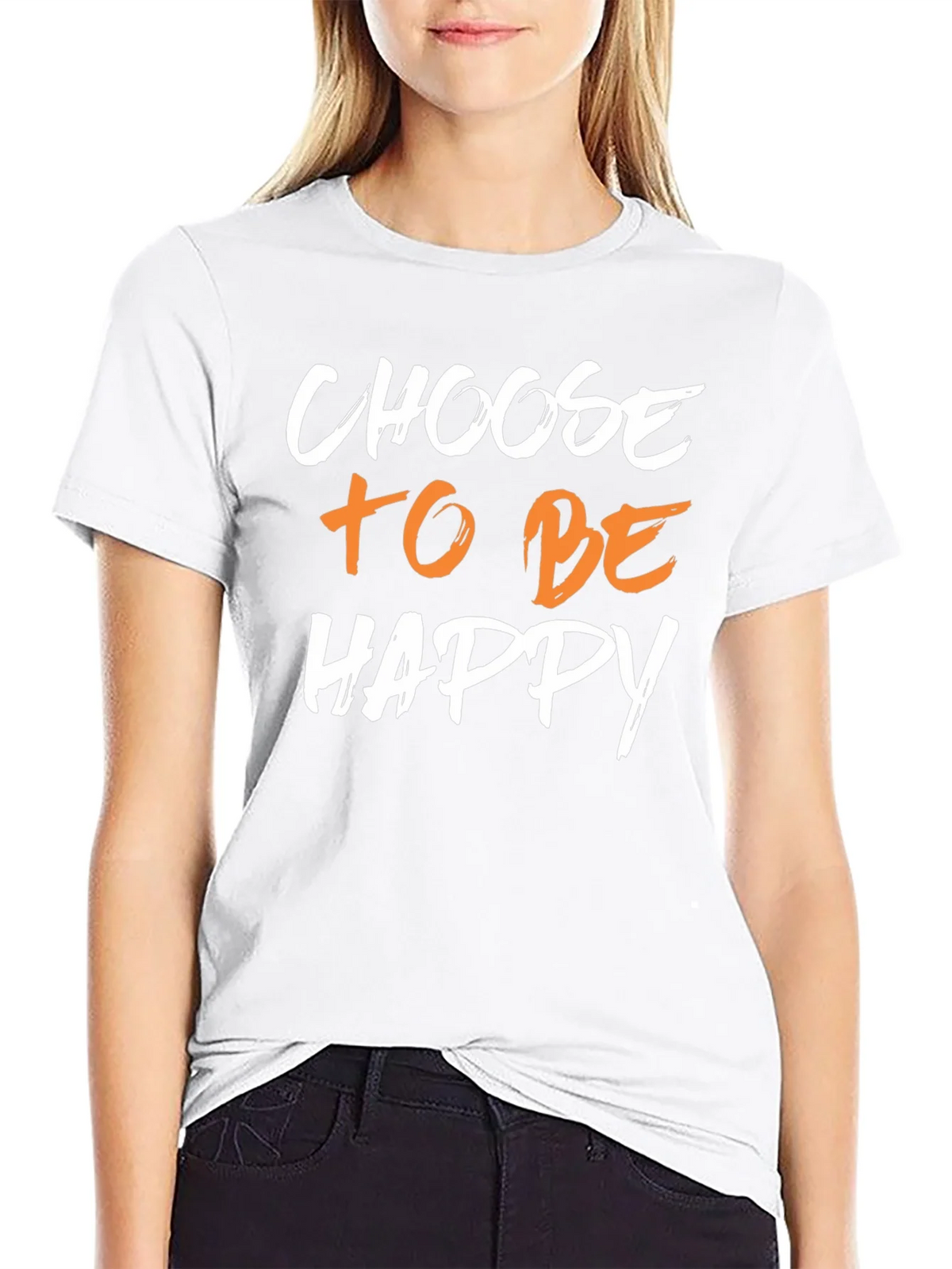 Choose to be Happy Graphic Tee - Black product image 7