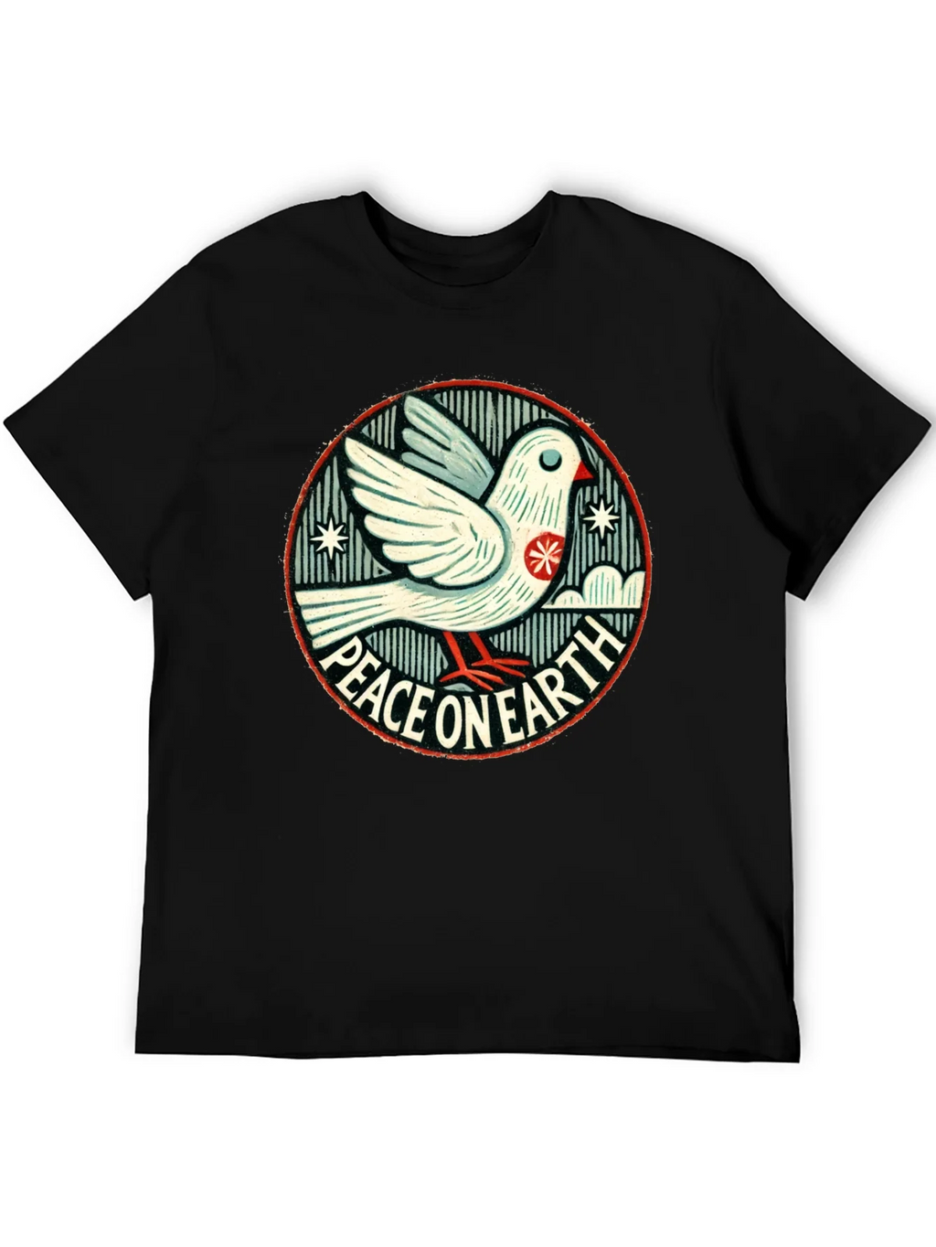 Peace On Earth Graphic Tee - Dove of T-Shirt product image 5