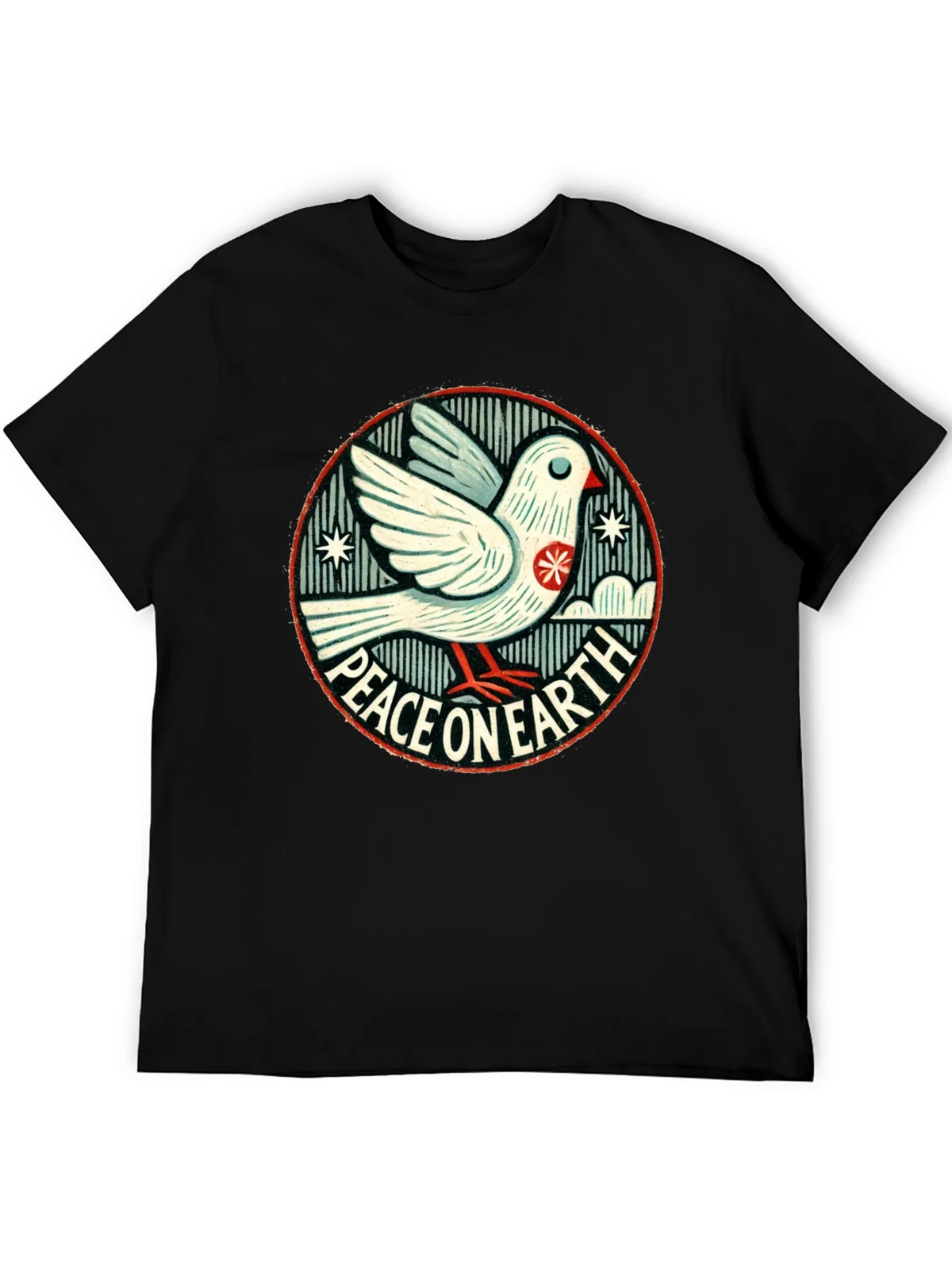 Peace On Earth Graphic Tee - Dove of T-Shirt product image 5