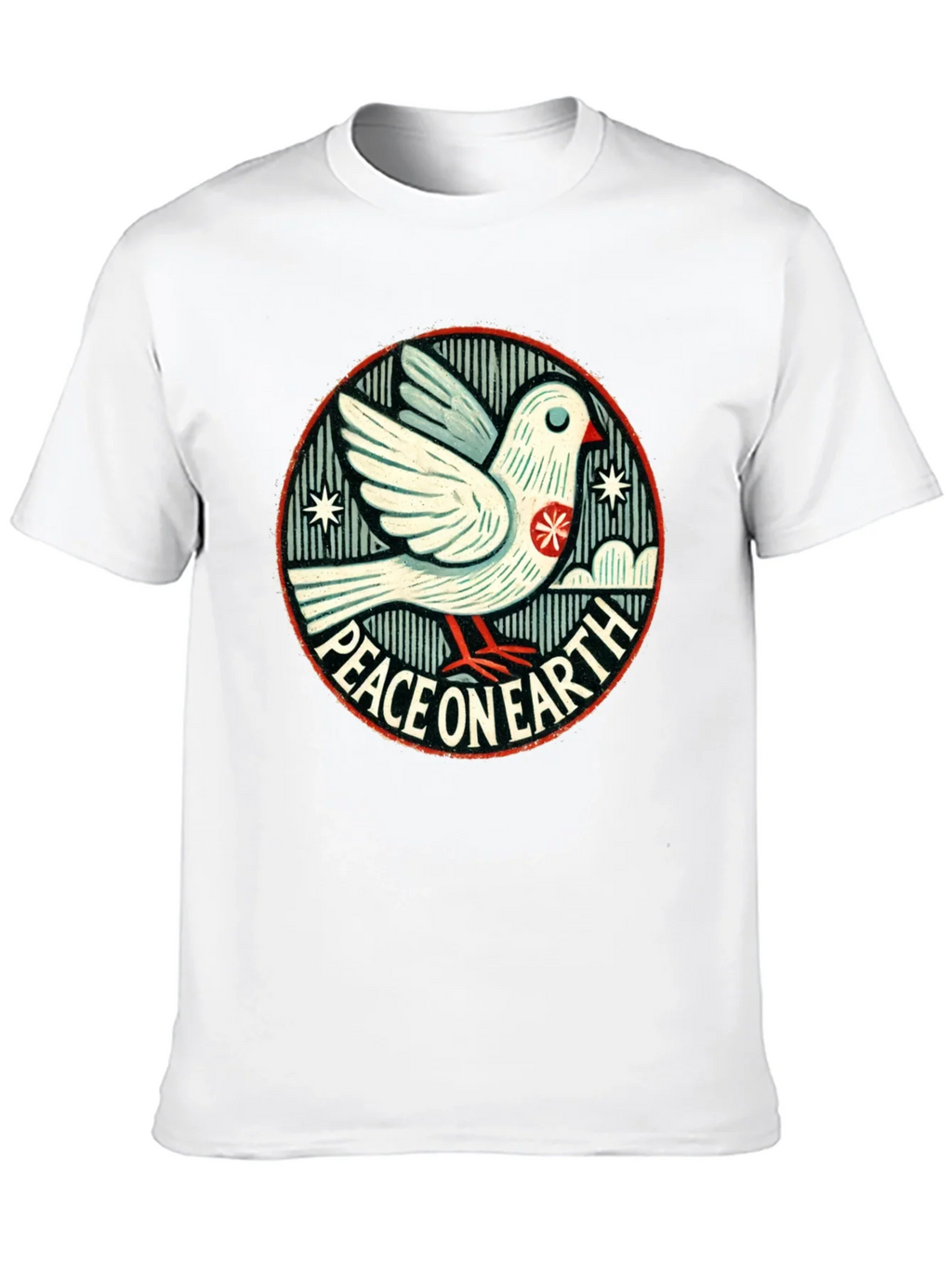 Peace On Earth Graphic Tee - Dove of T-Shirt product image 9
