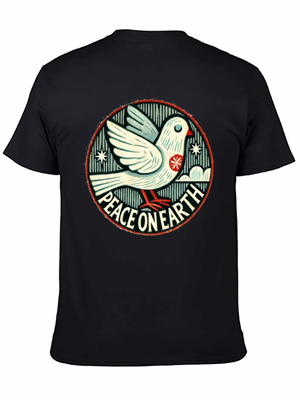 Peace On Earth Graphic Tee - Dove of T-Shirt product image 4
