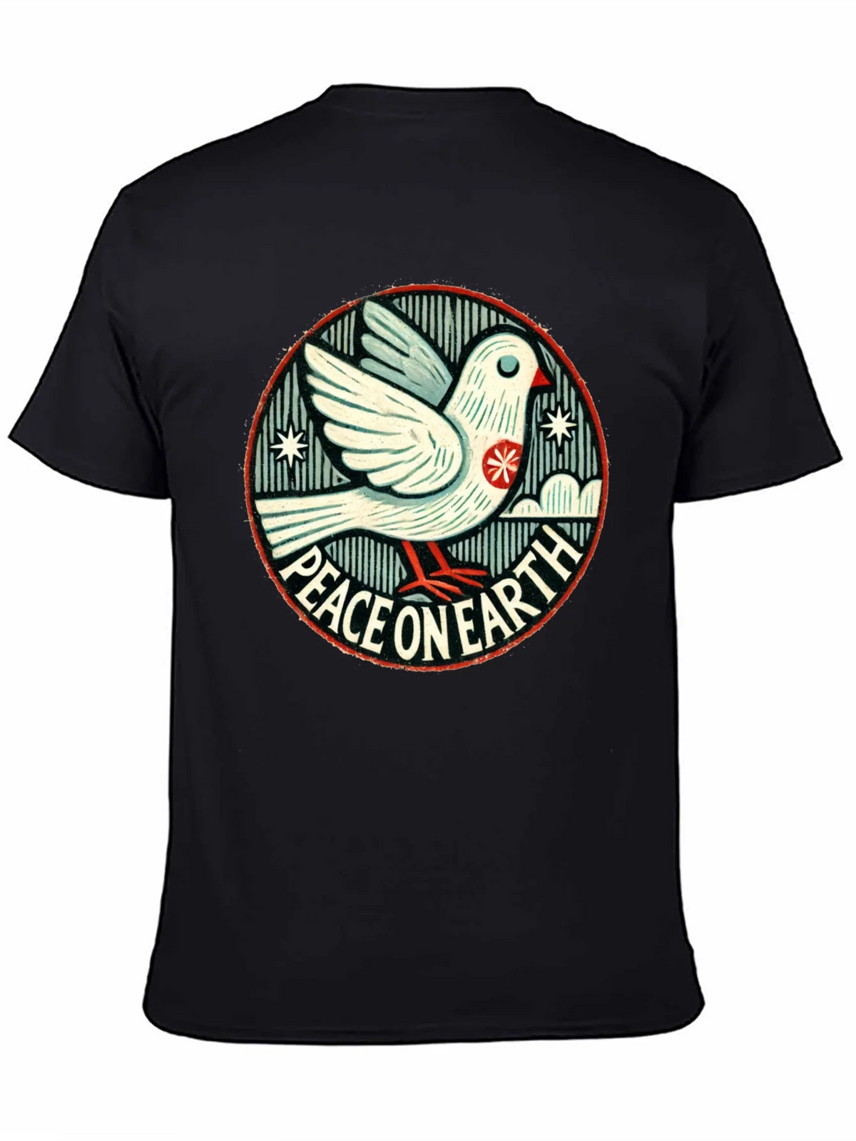 Peace On Earth Graphic Tee - Dove of T-Shirt product image 4