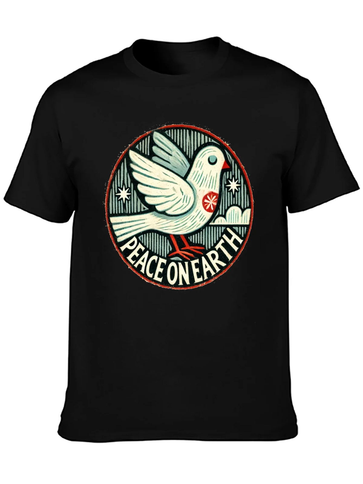 Peace On Earth Graphic Tee - Dove of T-Shirt product image 3