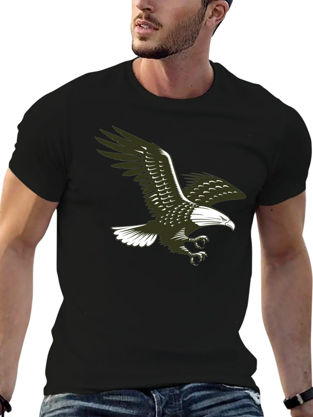 Eagle Graphic T-Shirt - Classic Black Tee product image 5