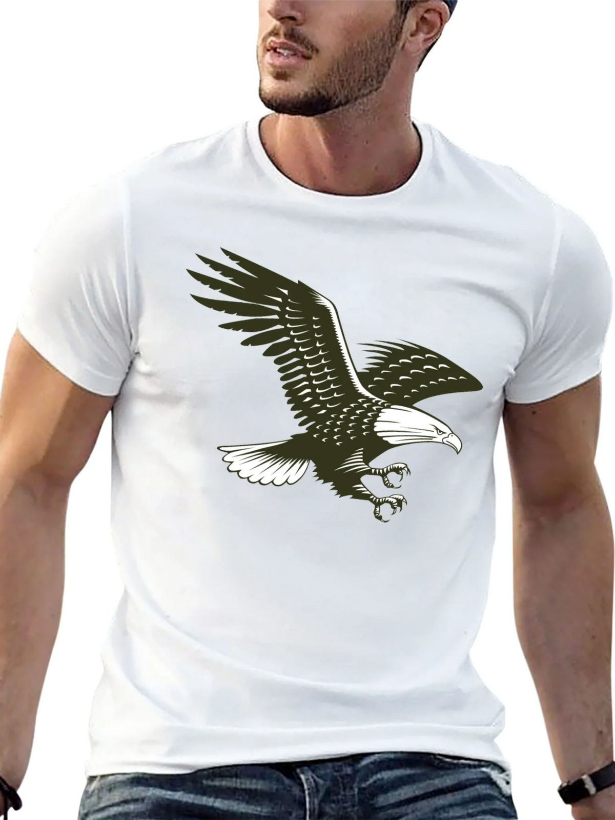 Eagle Graphic T-Shirt - Classic Black Tee product image 11
