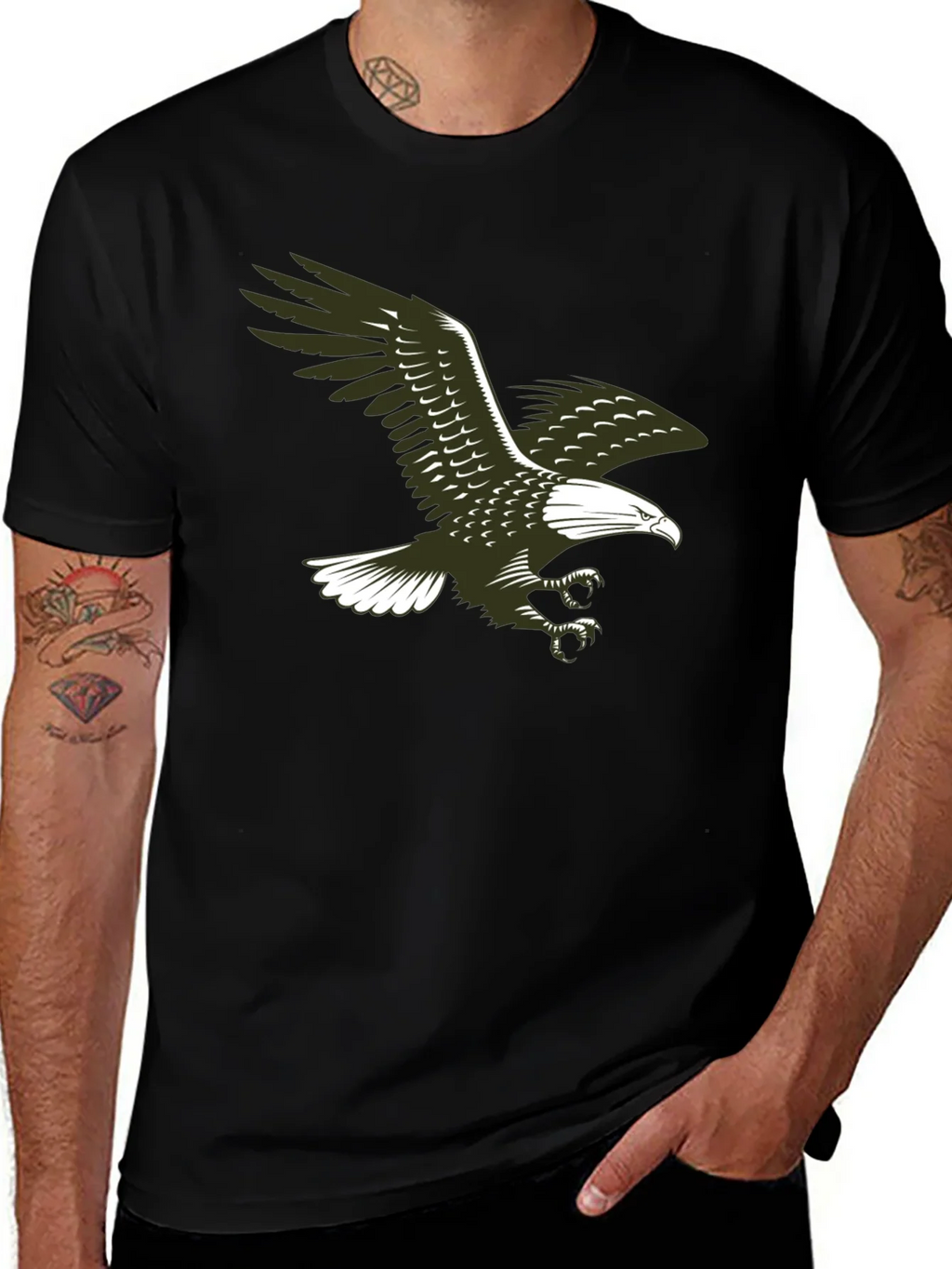 Eagle Graphic T-Shirt - Classic Black Tee product image 1