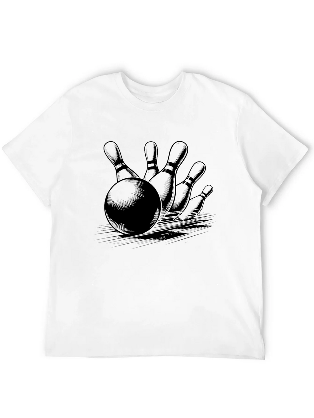 Bowling Strike Graphic Tee - Classic Black product image 11