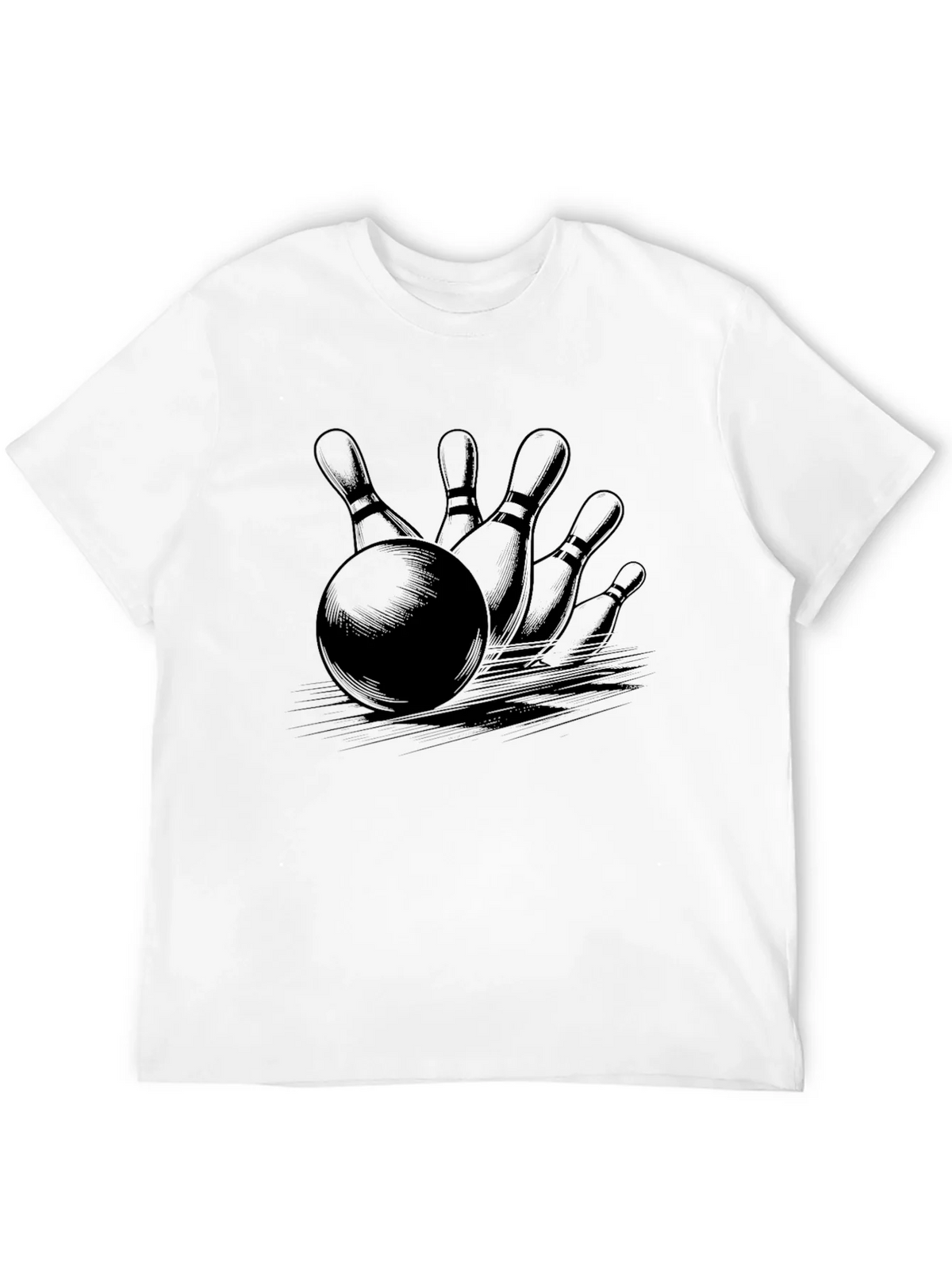 Bowling Strike Graphic Tee - Classic Black product image 11