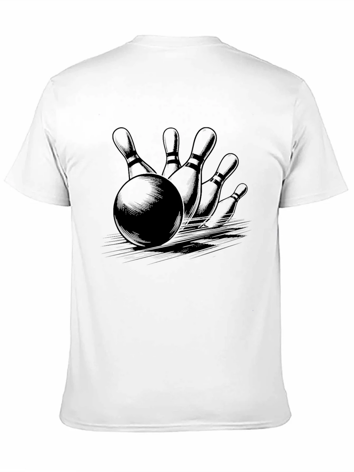 Bowling Strike Graphic Tee - Classic Black product image 10