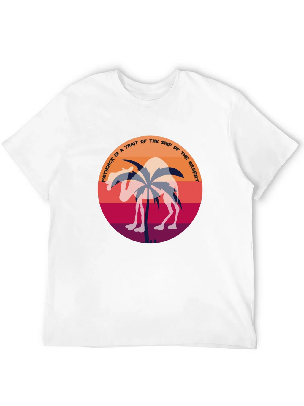 Patience Desert Camel T-Shirt - Unique Graphic Tee product image 11
