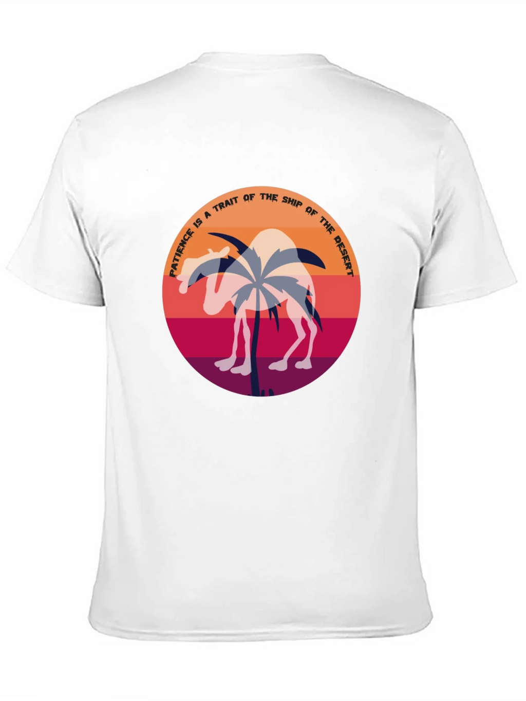 Patience Desert Camel T-Shirt - Unique Graphic Tee product image 10