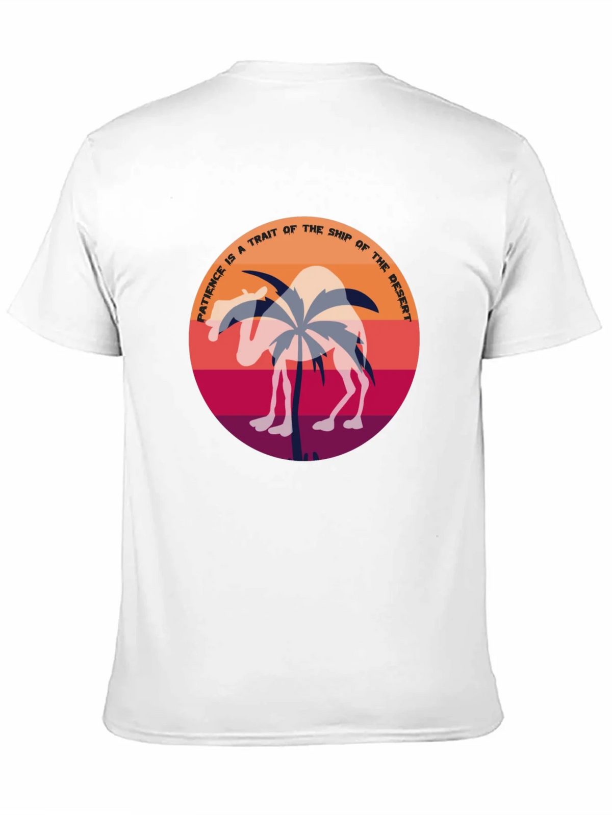 Patience Desert Camel T-Shirt - Unique Graphic Tee product image 10