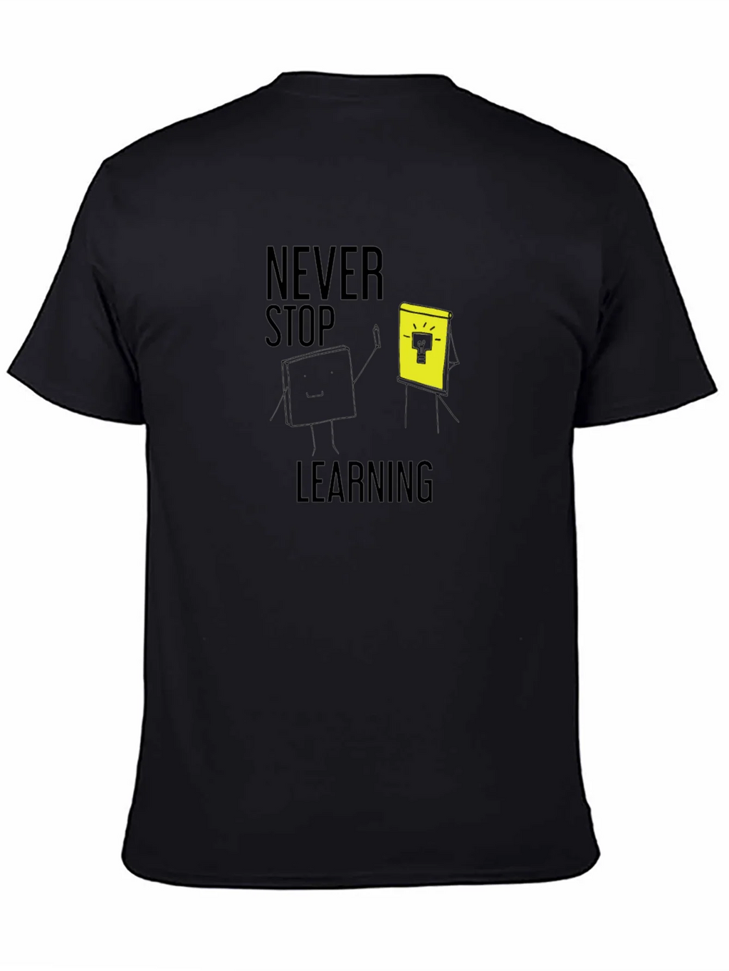 Never Stop Learning Graphic Tee - Black product image 4
