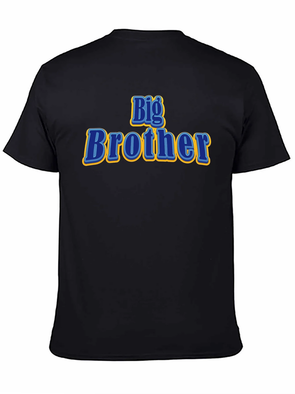 Big Brother Graphic T-Shirt - Black Cotton Tee product image 3