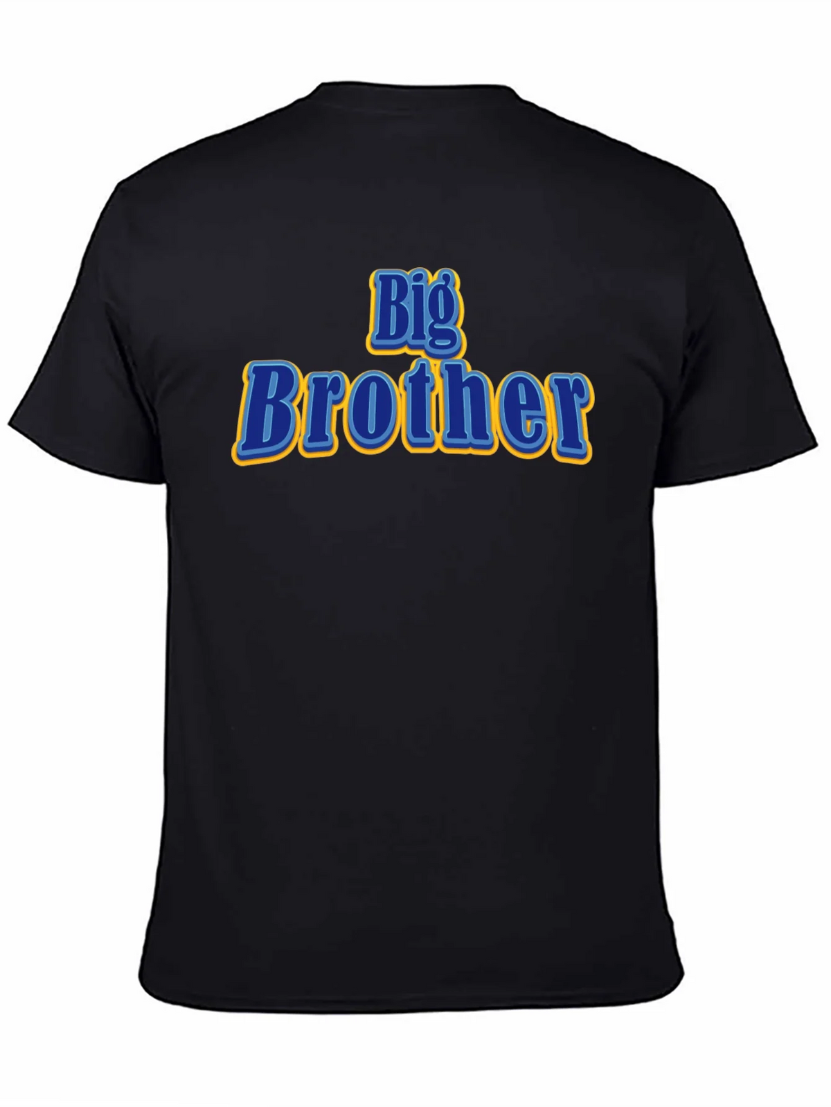Big Brother Graphic T-Shirt - Black Cotton Tee product image 3