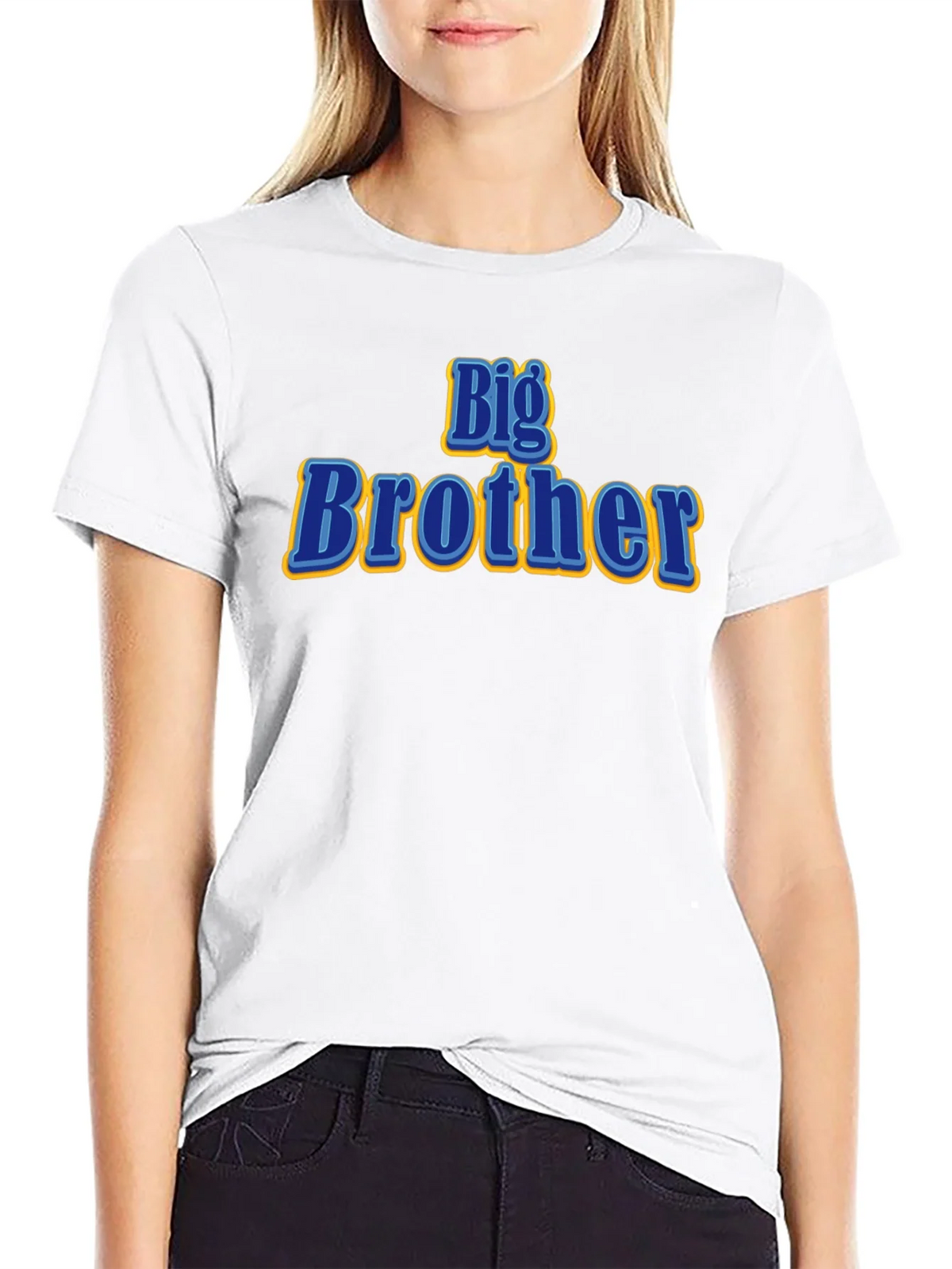 Big Brother Graphic T-Shirt - Black Cotton Tee product image 5
