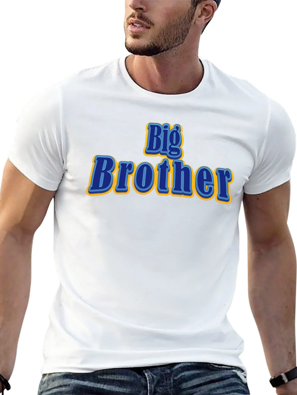Big Brother Graphic T-Shirt - Black Cotton Tee product image 8