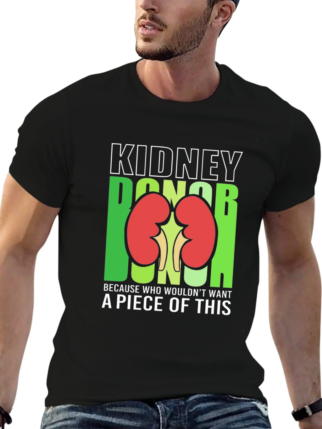 Kidney Donor Funny Graphic T-Shirt product image 5