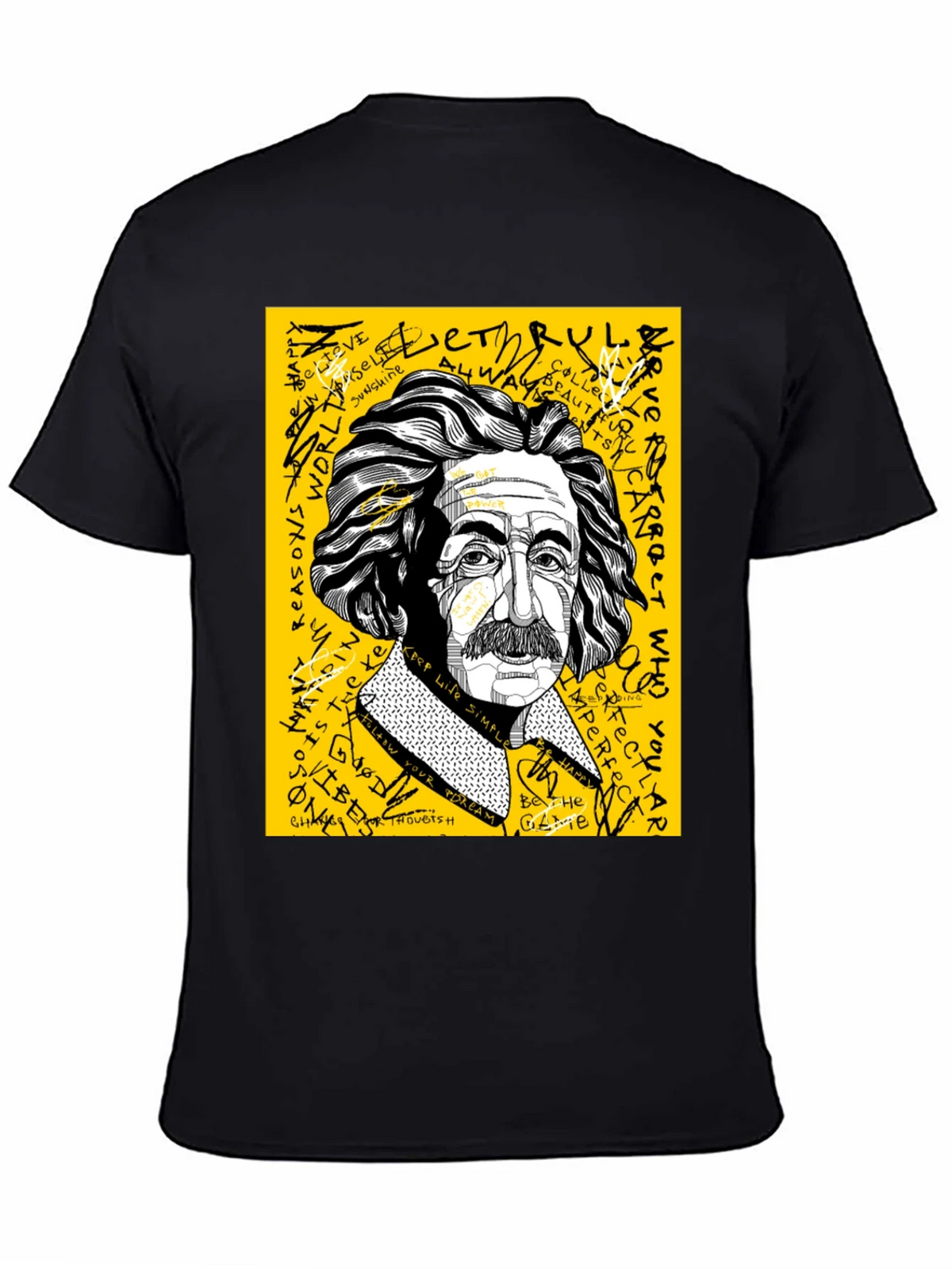 Einstein Graphic Print Mens T-Shirt product image 4