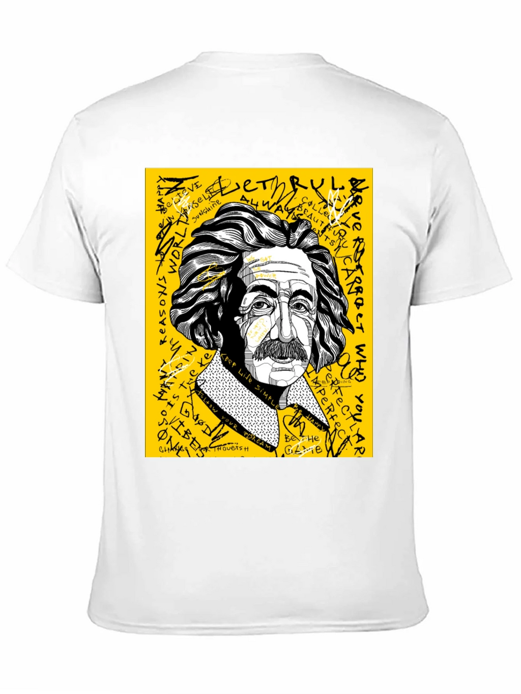 Einstein Graphic Print Mens T-Shirt product image 9