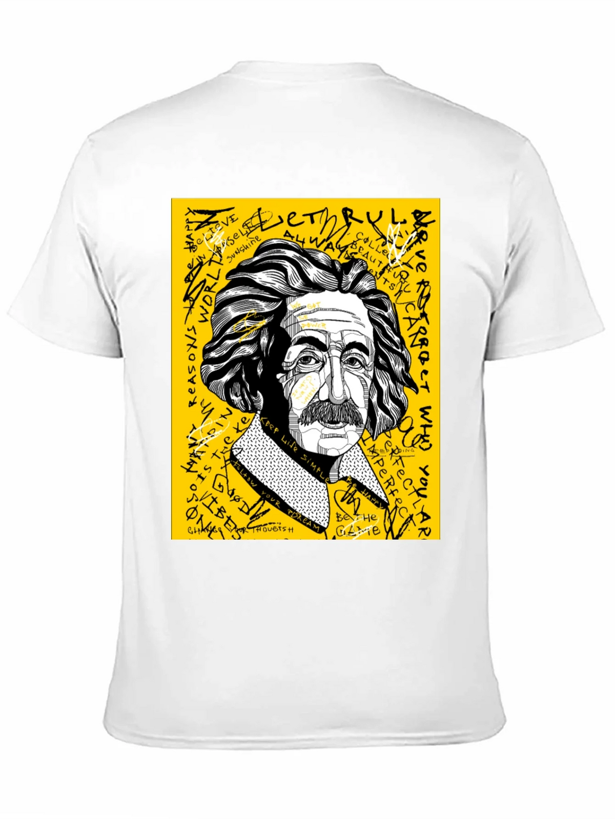Einstein Graphic Print Mens T-Shirt product image 9