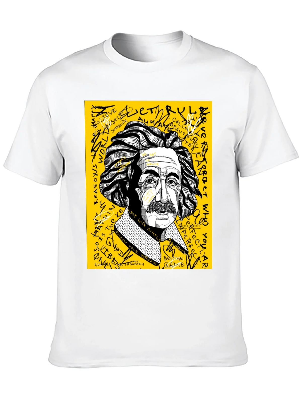 Einstein Graphic Print Mens T-Shirt product image 8