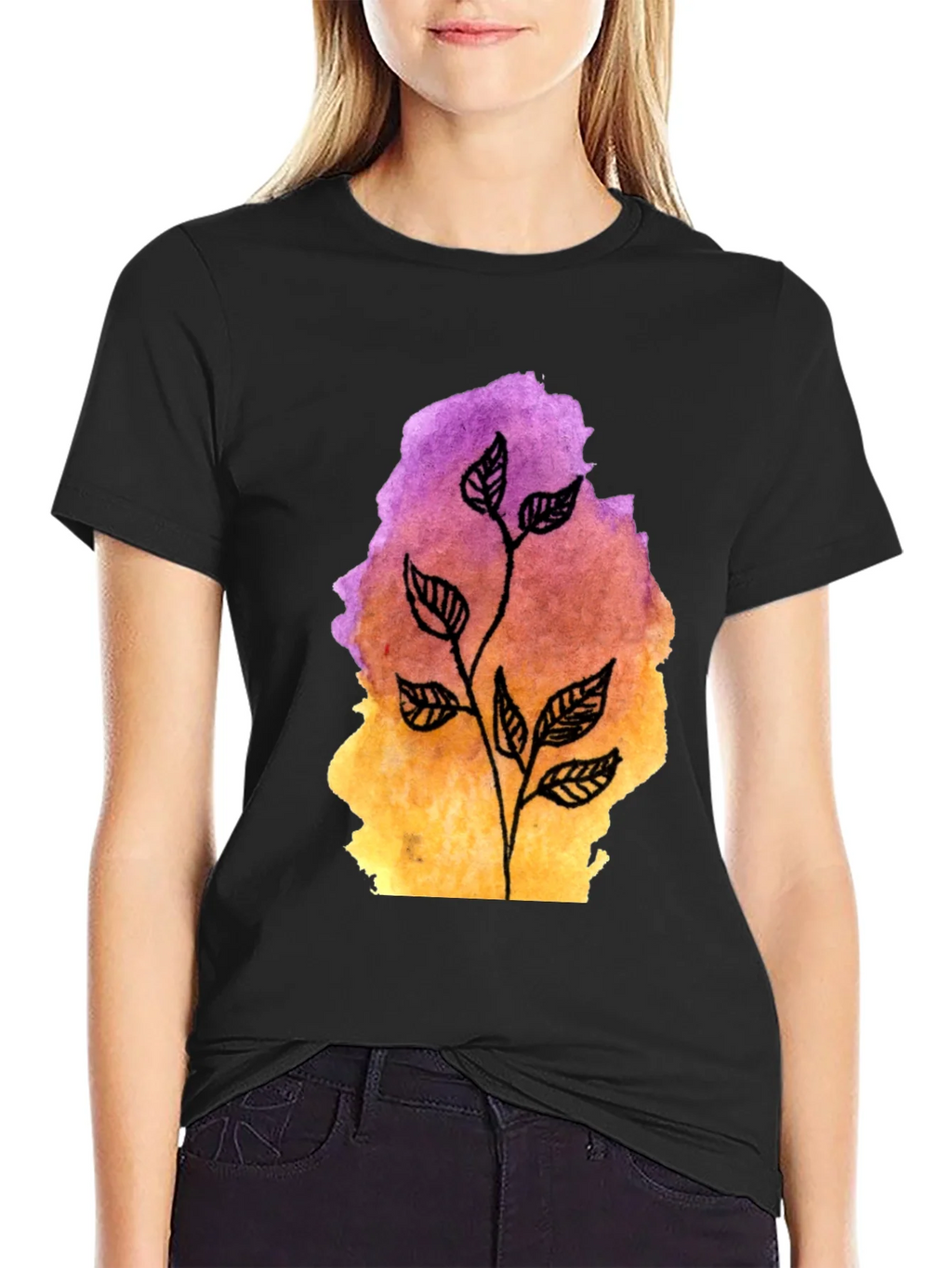 Botanical Watercolor T-Shirt product image 2