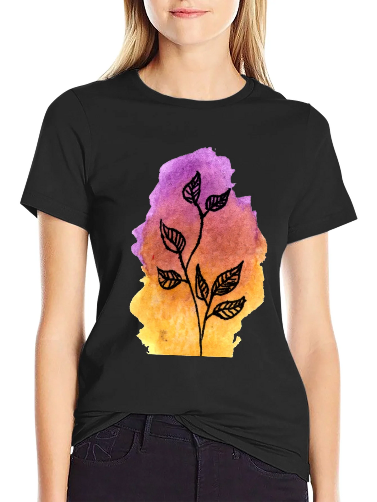 Botanical Watercolor T-Shirt product image 2