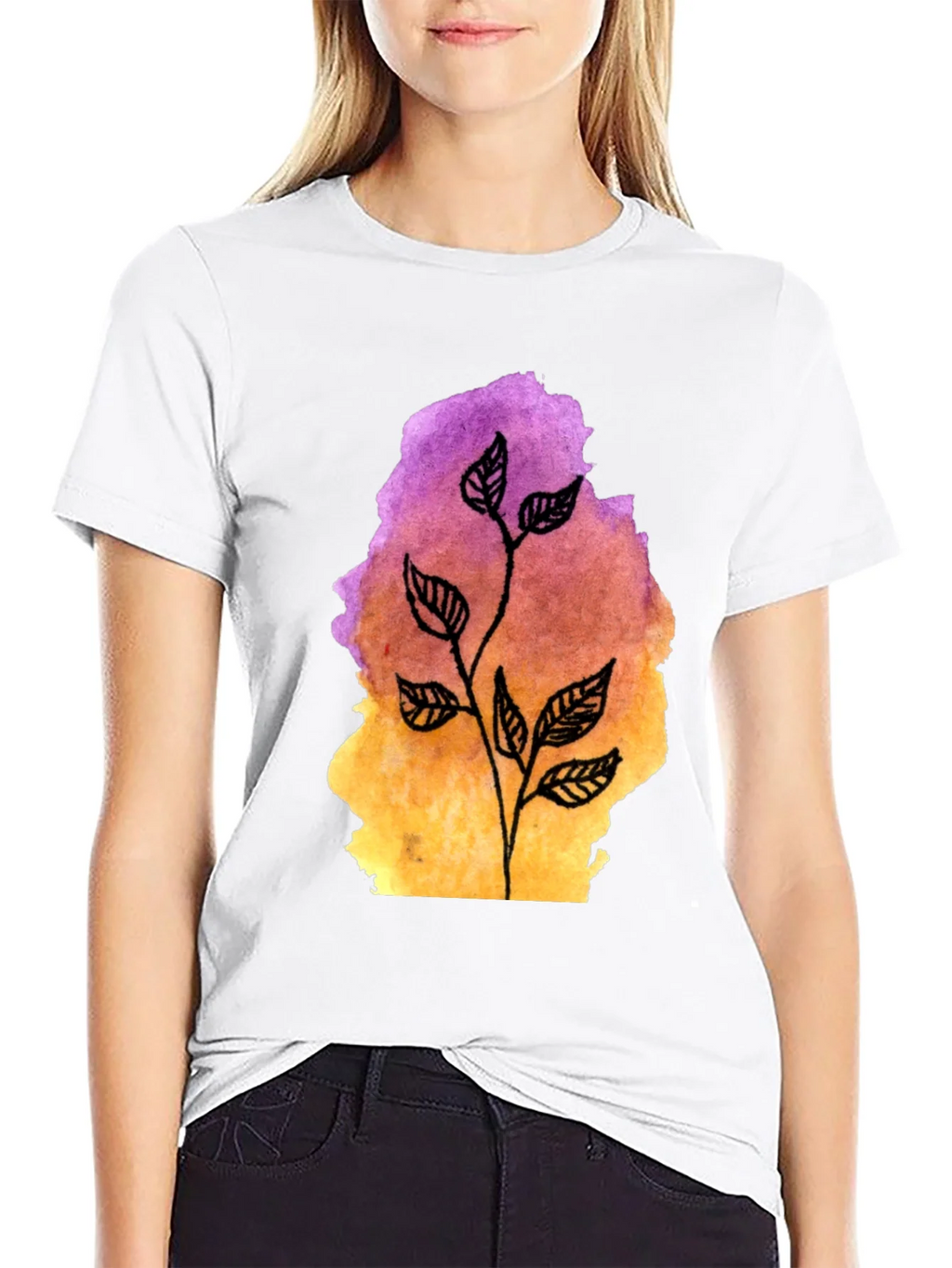 Botanical Watercolor T-Shirt product image 8