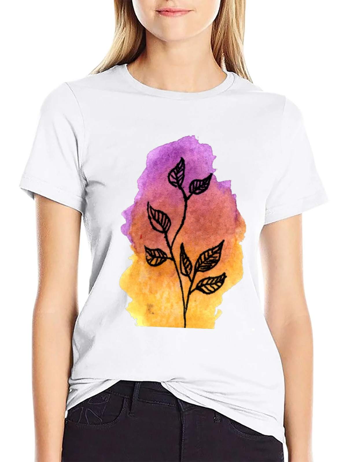 Botanical Watercolor T-Shirt product image 8