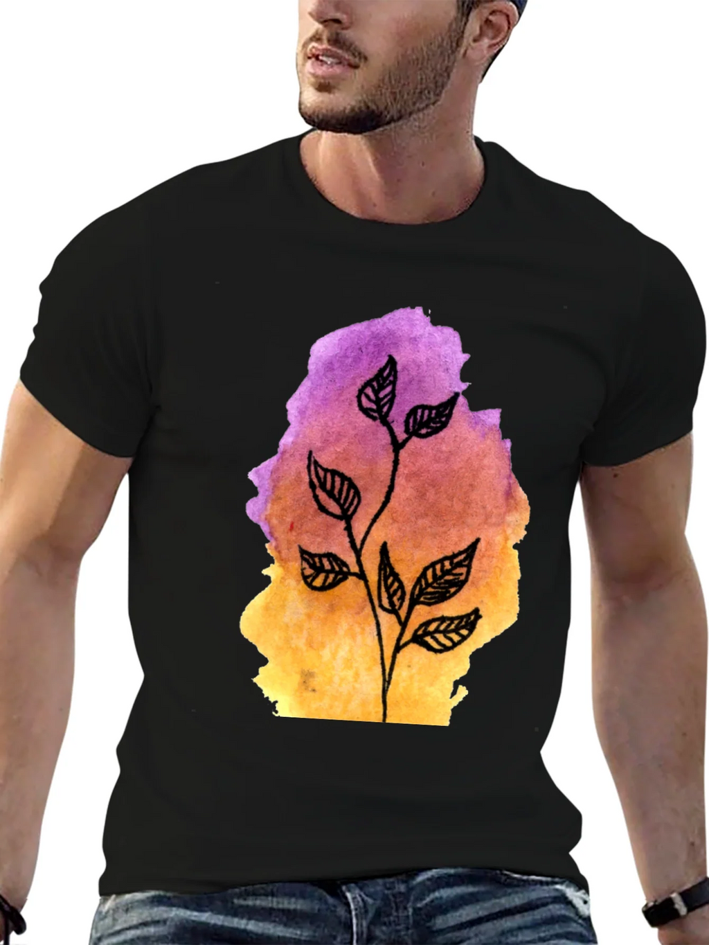 Botanical Watercolor T-Shirt product image 6