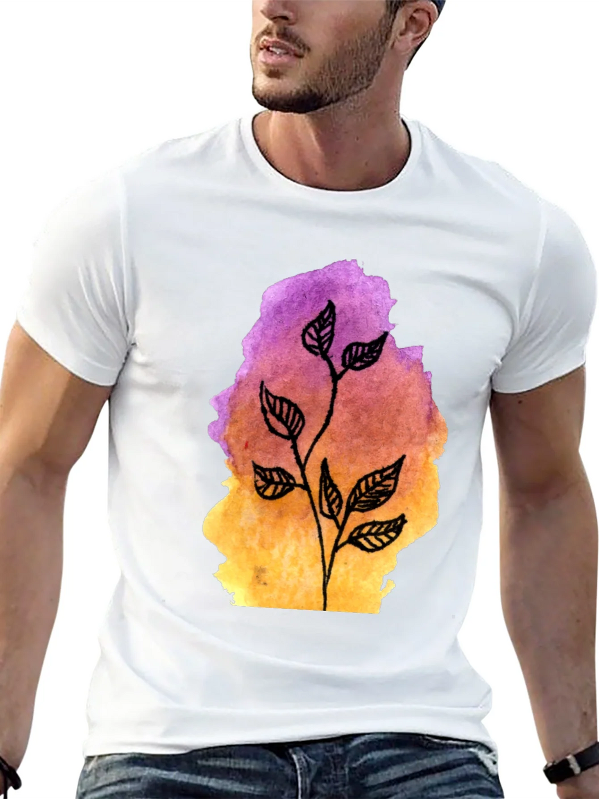Botanical Watercolor T-Shirt product image 12