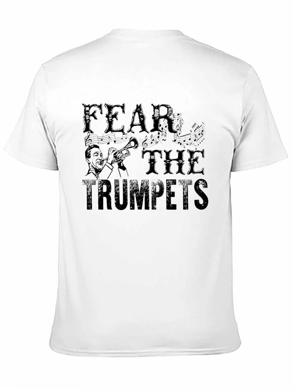 Fear The Trumpets Black T-Shirt Graphic Print product image 10